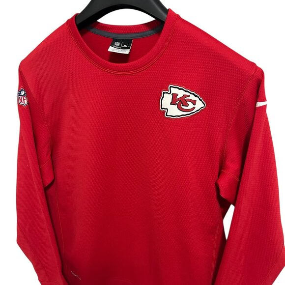Kansas City Chiefs Nike NFL On Field Sweatshirt Men's Size Large Red - Picture 2 of 6